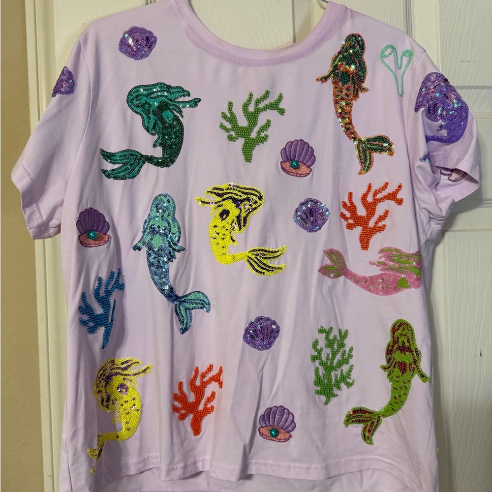 Queen of Sparkles Mermaid Top